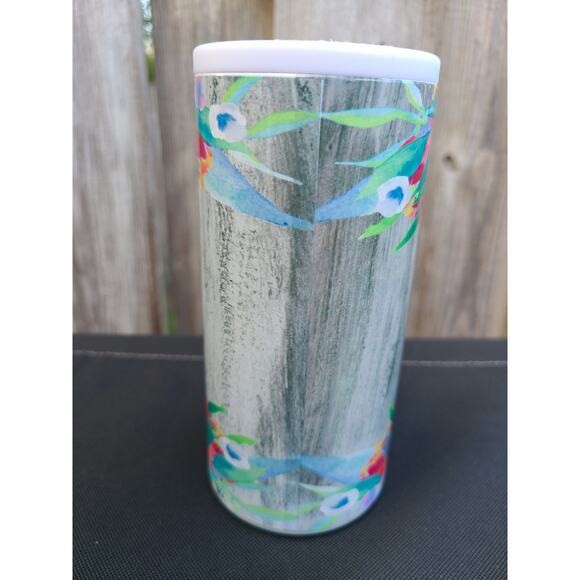 Blessed Mama Floral Skinny Can Cooler / Hard Surface Slim Can Holder - Picture 3 of 8
